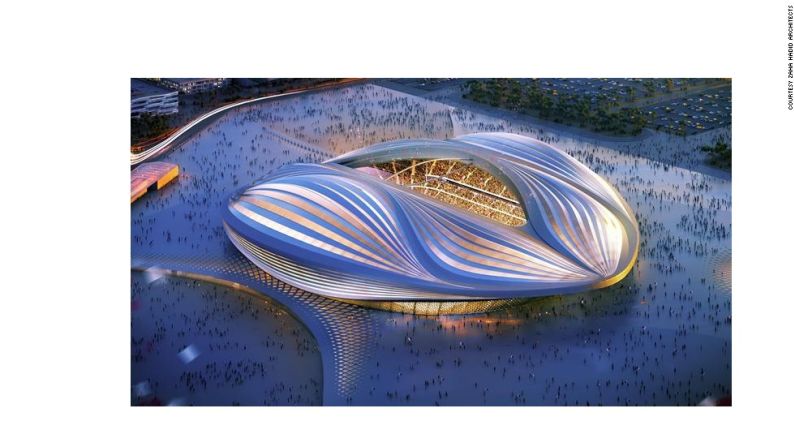 El estadio Al Wakrah, diseñado por el fallecido arquitecto iraquí-británico Zaha Hadid, tendrá una capacidad de 40.000 espectadores.