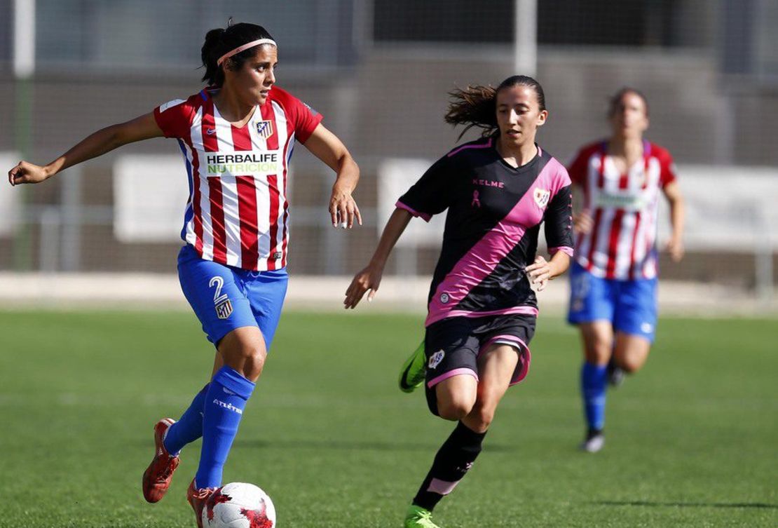 Kenti Robles, jugadora mexicana del Atlético de Madrid femenil.