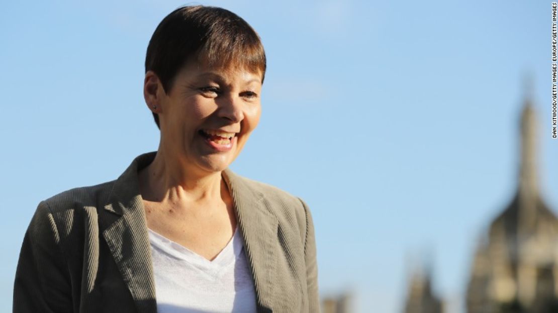 Caroline Lucas, del Partido Verde, conservó su silla en el Parlamento.