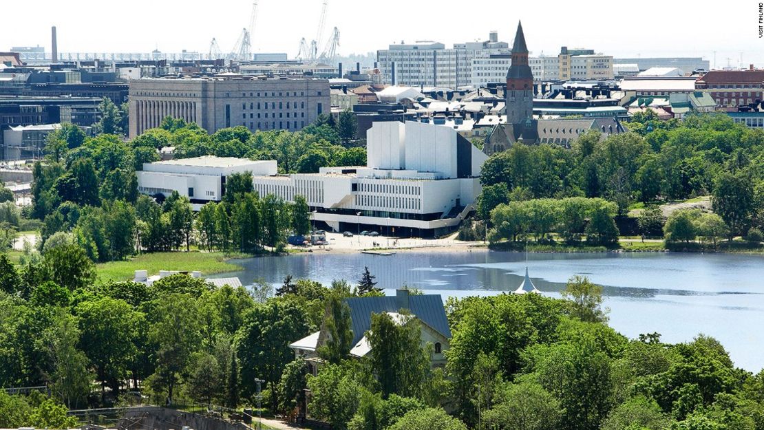 Una vista de Helsinki, capital de Finlandia.