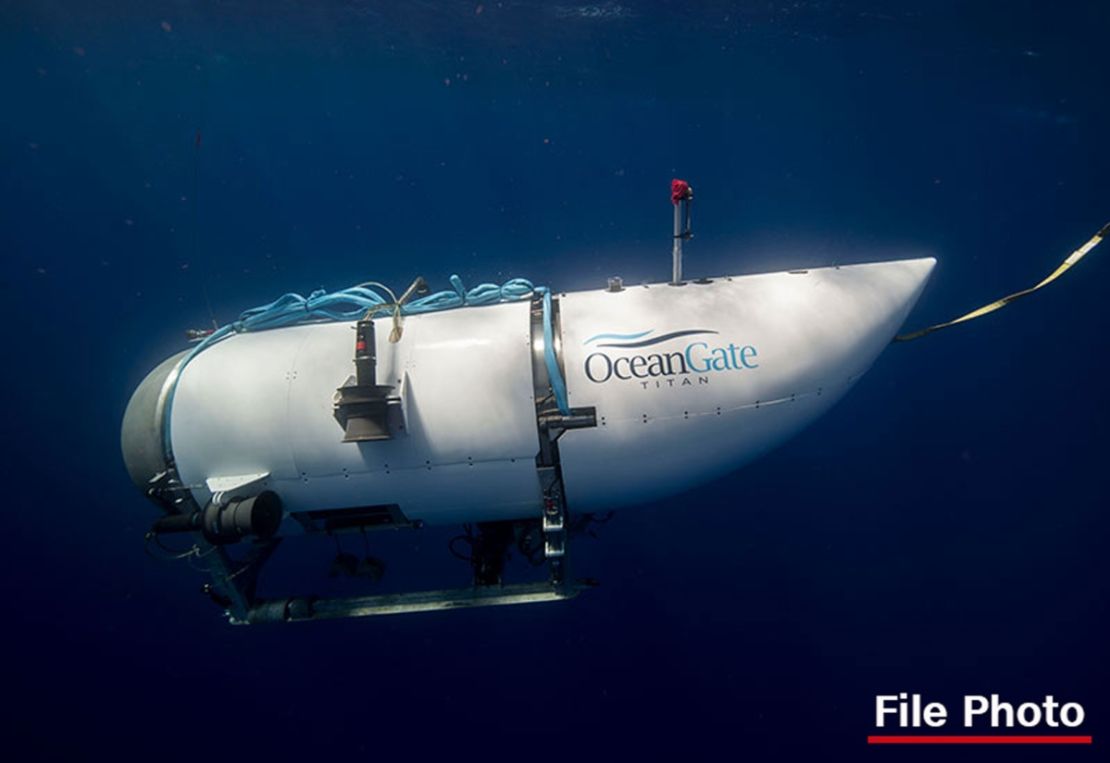 Fotografía sin fecha del submarino Titán.