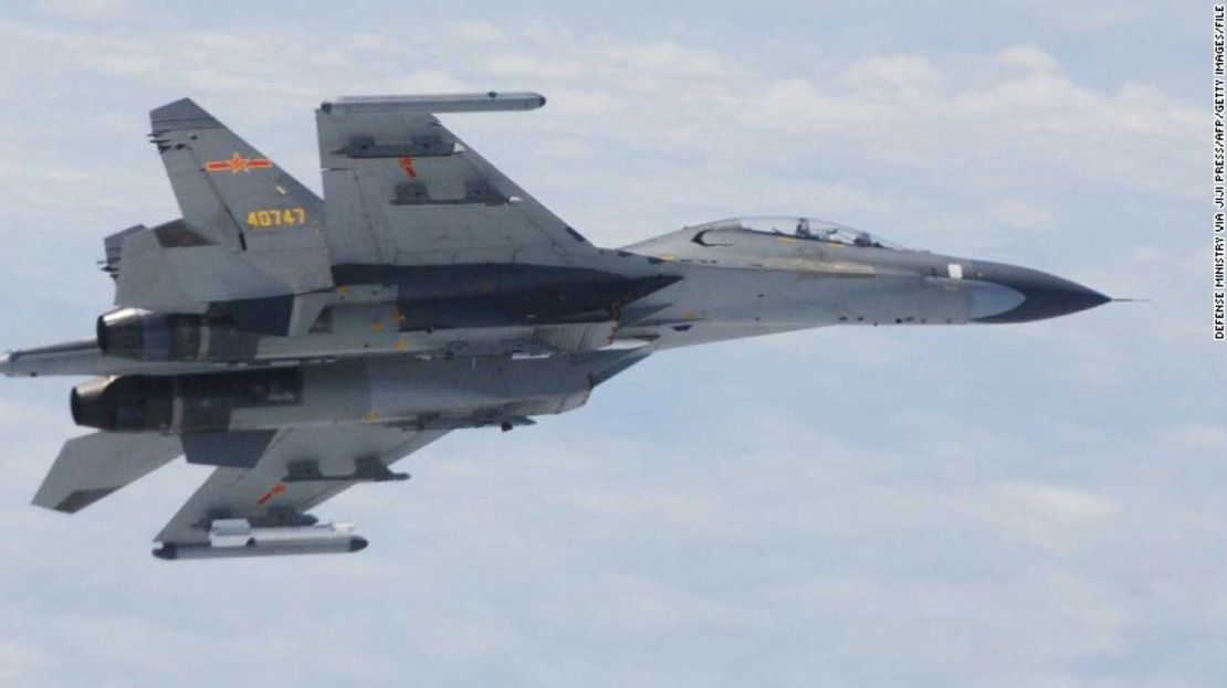 Un caza Su-27 Flanker, como los que participaron el incidente.