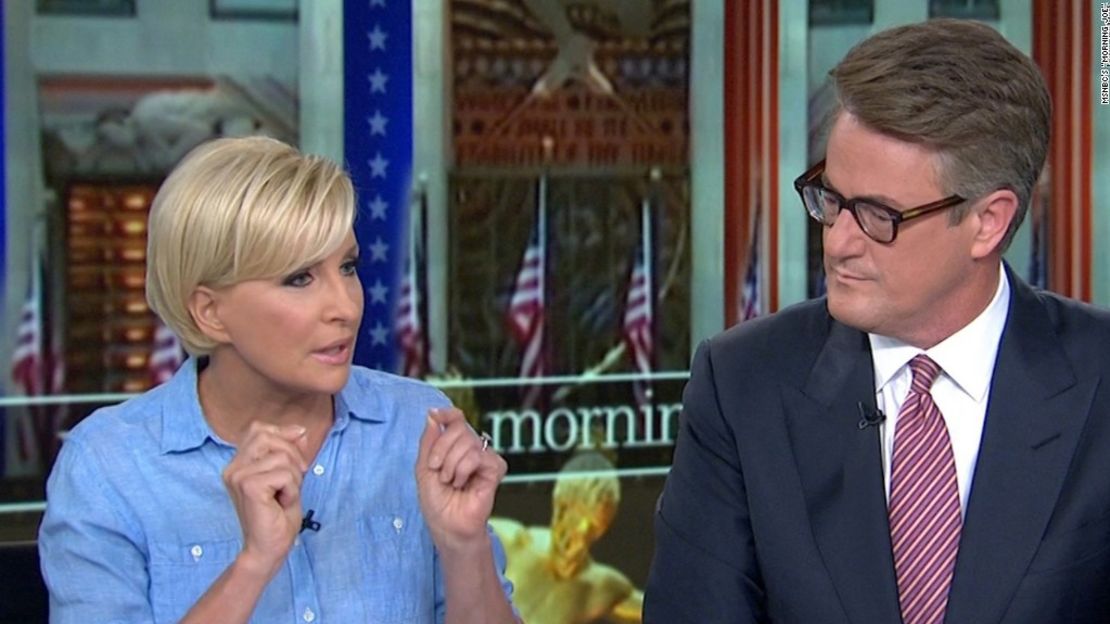 Mika Brzezinski y Joe Scarborough.