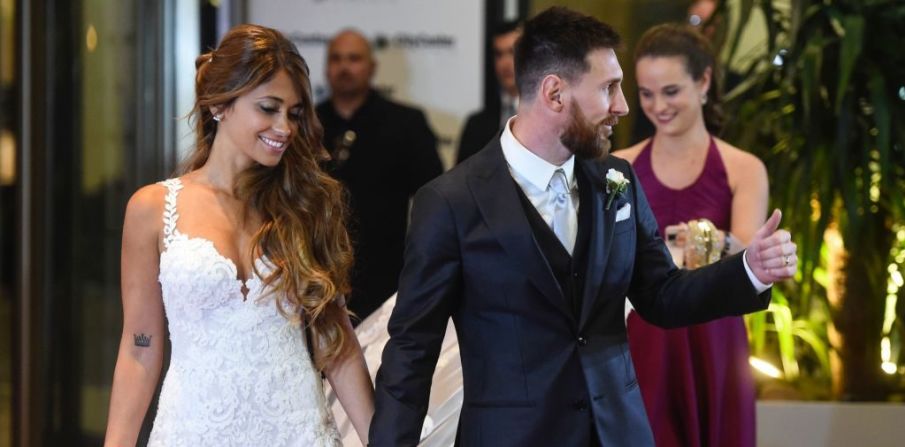 Messi y Antonella no se casaron en una ceremonia religiosa: dieron el sí en el Casino City Center, en la ciudad de Rosario.