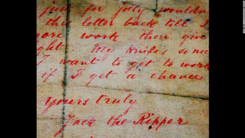 Grandes misterios en la Historia – El nombre de Jack el Destripador viene de una carta enviada en 1888 a la policía de Londres, pretendiendo ser el asesino de cinco prostitutas.