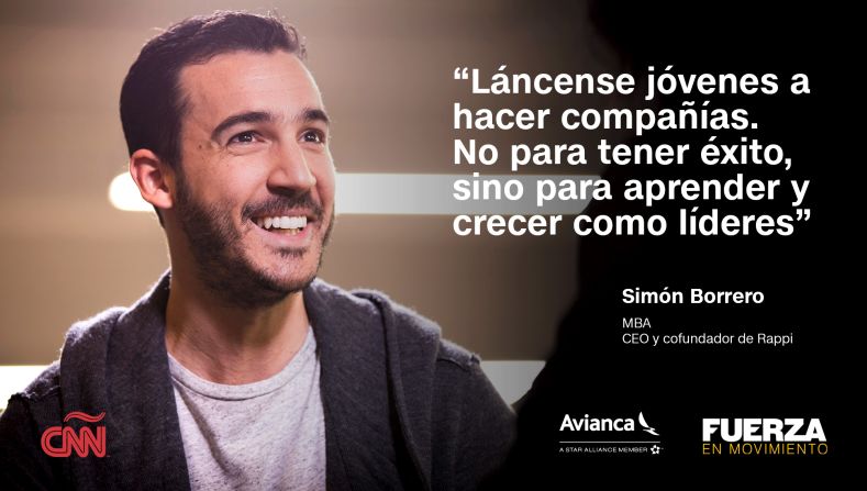 El colombiano Simón Borrero es lo que podría llamarse un emprendedor serial.