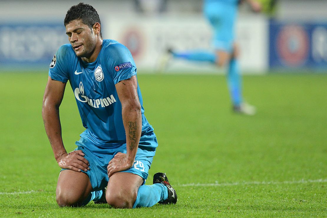 Hulk en sus primeros partidos con el Zenit de San Petersburgo.