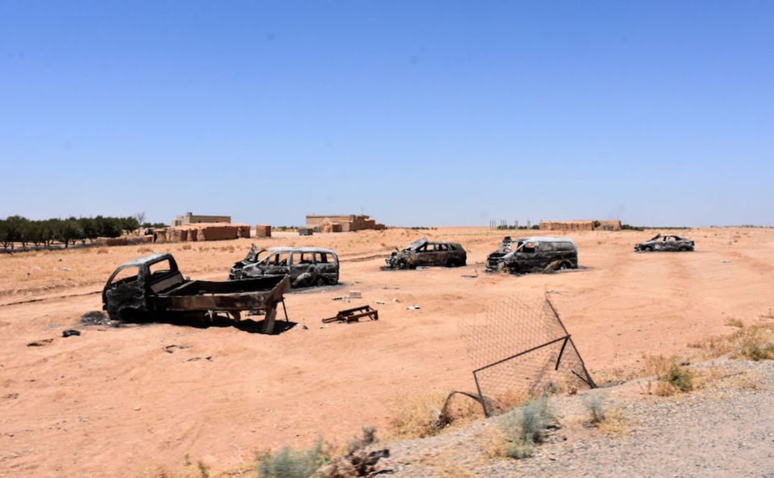 Una fotografía tomada el 8 de julio en la villa de Hanna Safar, en la provincia siria de Raqqa.