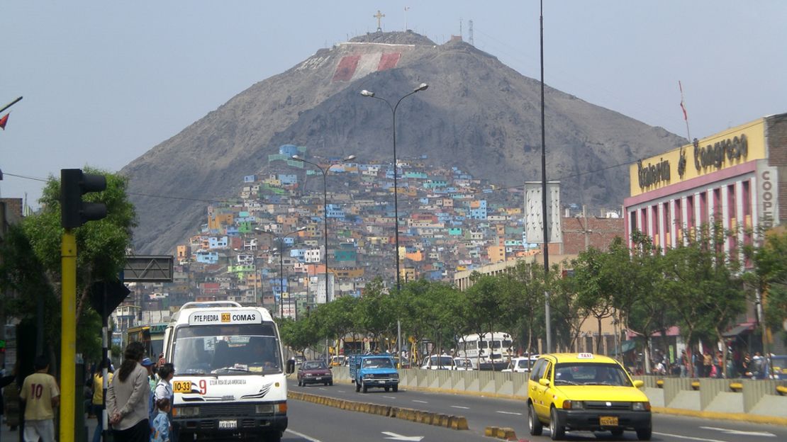 Cerro San Cristóbal, provincia de Lima, Perú.