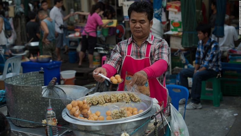 8. Tailandia: las comidas callejeras en este país son una atracción Thai.