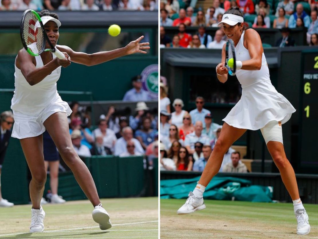 Venus Williams y Garbiñe Muguruza.