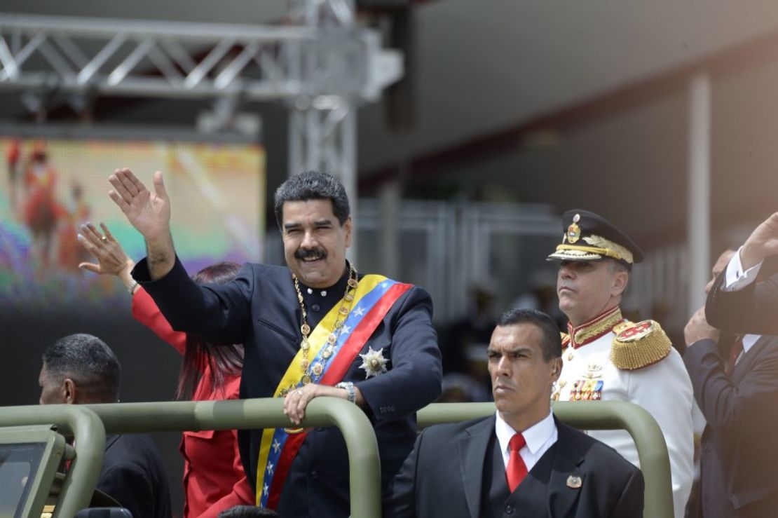 El presidente Nicolás Maduro durante la celebración del Día de la Independencia el 5 de julio de 2017.