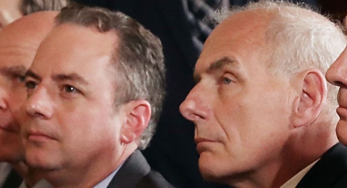 Reince Priebus y John Kelly