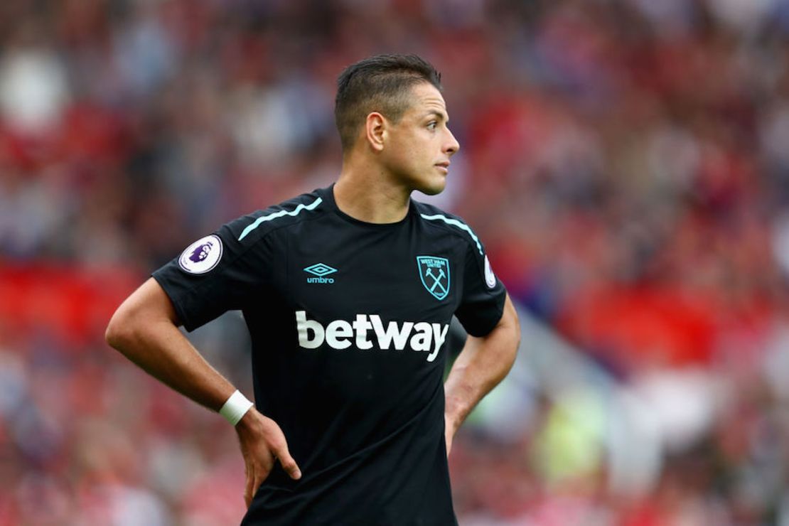 Javier "Chicharito" Hernandez del West Ham United.