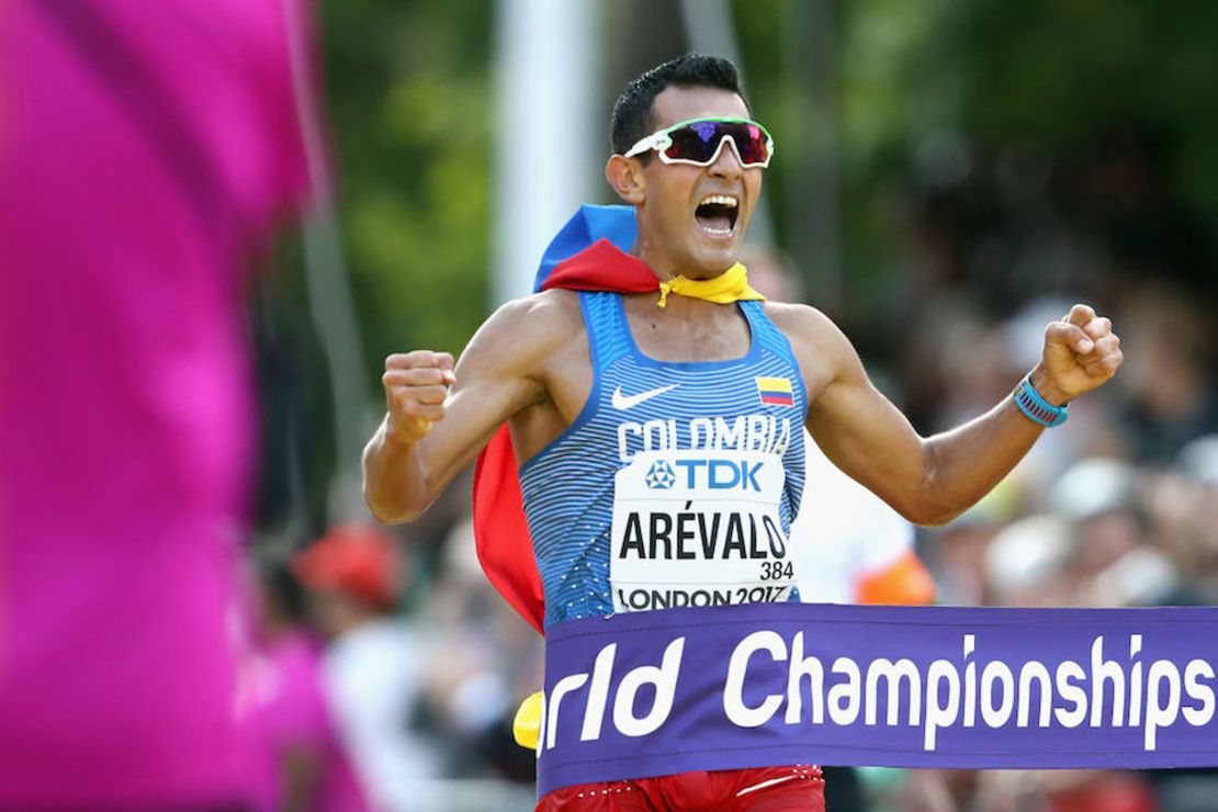 Éider Arévalo de Colombia, medalla de oro en Londres.