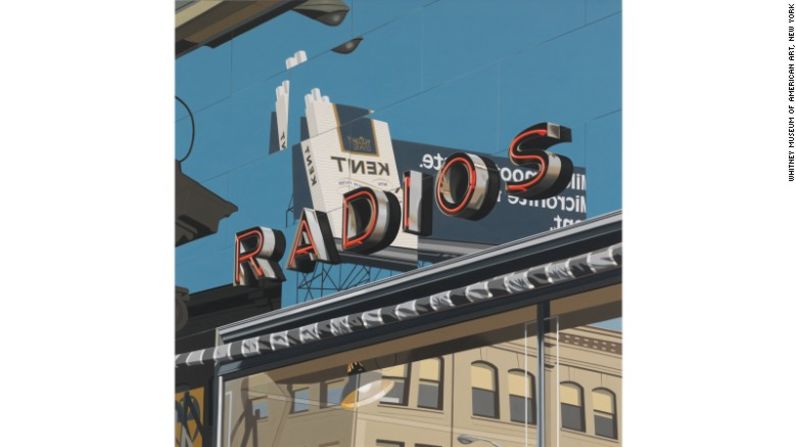 "Radios" (1977) por Robert Cottingham