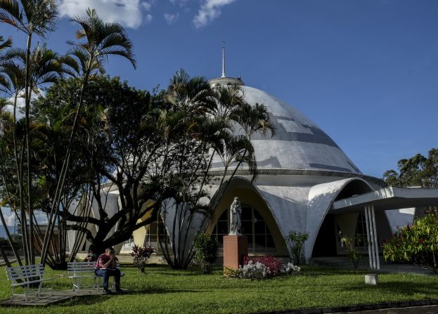 Vista general del Seminario Mayor de Medellín, donde el papa Francisco descansará en su visita a Medellín.