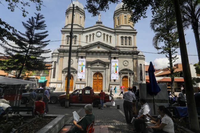 Iglesia de Belén, situada en el barrio del mismo nombre en Medellín, ciudad en la que estará el papa Francisco el próximo 9 de septiembre en el marco de su visita a Colombia.