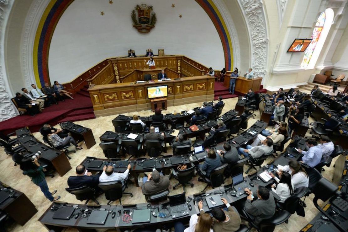 Sesión de la Asamblea Nacional de Venezuela el 15 de agosto de 2017.