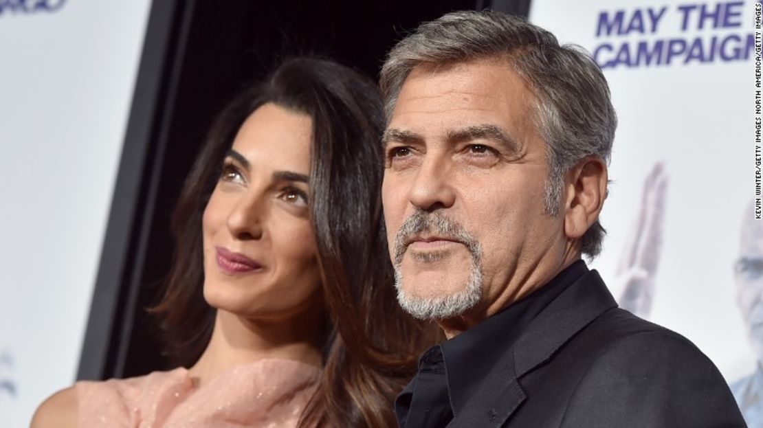 Amal Alamuddin y George Clooney.