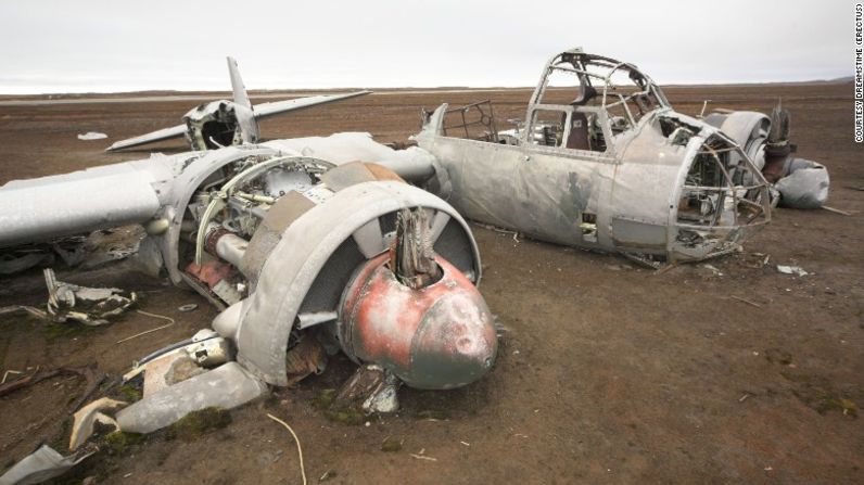 Este bombardero alemán cayó durante la Segunda Guerra Mundial.