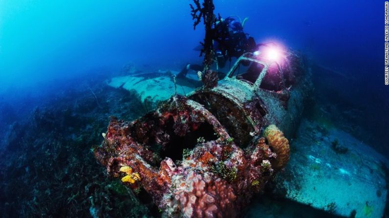 Este Zero Mitsubishi A6M es sólo uno de los 50.000 aviones japoneses perdidos entre 1943 y 1945.