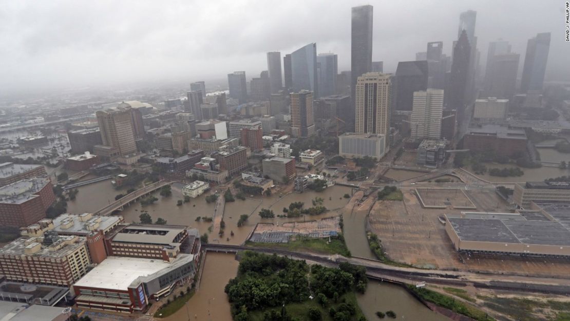 Houston, tras el paso del devastador huracán Harvey.