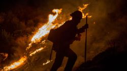 Más de 500 bomberos estaban trabajando en el incendio de Burbank el sábado, dijo en conferencia de prensa el jefe del Departamento de Bomberos de Los Ángeles, Ralph Terrazas.