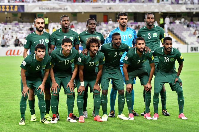 GRUPO A: Arabia Saudita | Puesto en el ranking: 63 |