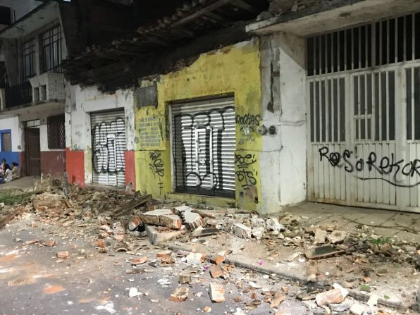 Destrozos en Chiapas tras el sismo