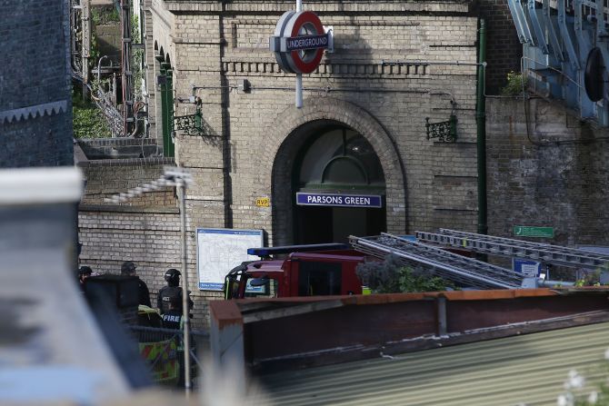 Así se veía la concurrida estación durante los primeros momentos de la emergencia.