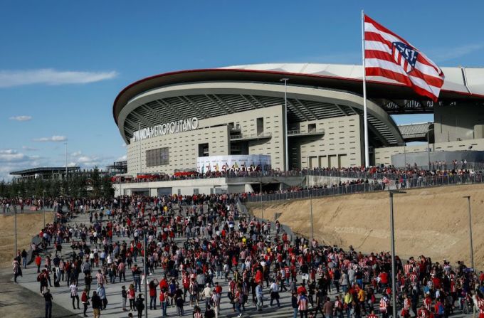 El estadio es inaugurado este sábado con el partido del equipo colchonero ante el Málaga.