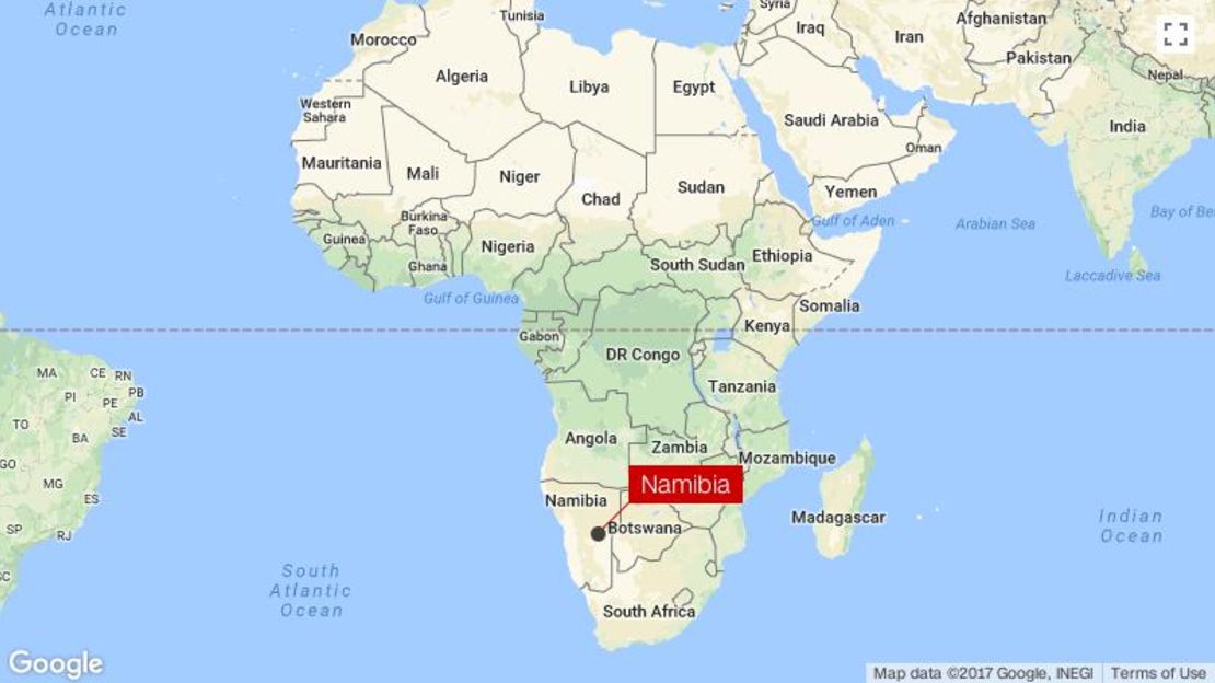 CNNE 451954 - mapa namibia