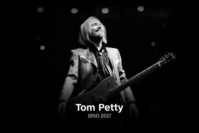 La leyenda del rock Tom Petty murió a los 66 en Los Ángeles por un paro cardíaco el 3 de octubre.