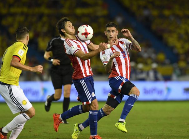 Después de ir perdiendo, Paraguay remontó y logró ganar en Barranquilla.