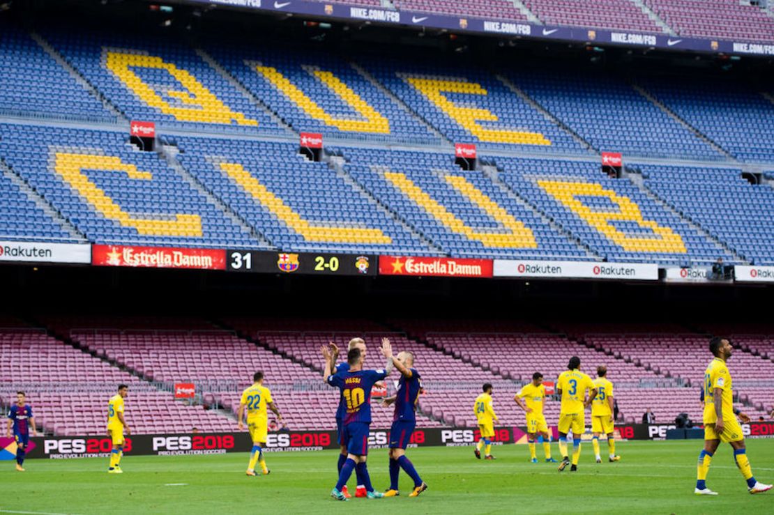 El Barcelona tuvo que jugar a puerta cerrada su partido del 1 de octubre por los incidentes que ocurrieron durante el referéndum independentista.