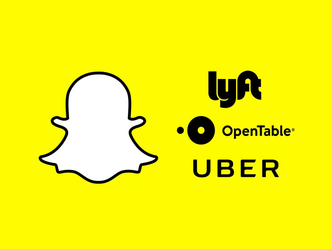 CNNE 458070 - 171010124119-snapchat-lyft-opentable-uber