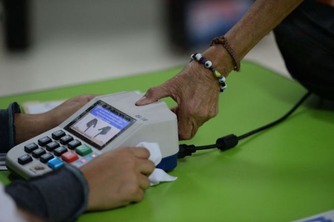 Votantes en la municipalidad de Chacao, en Caracas.