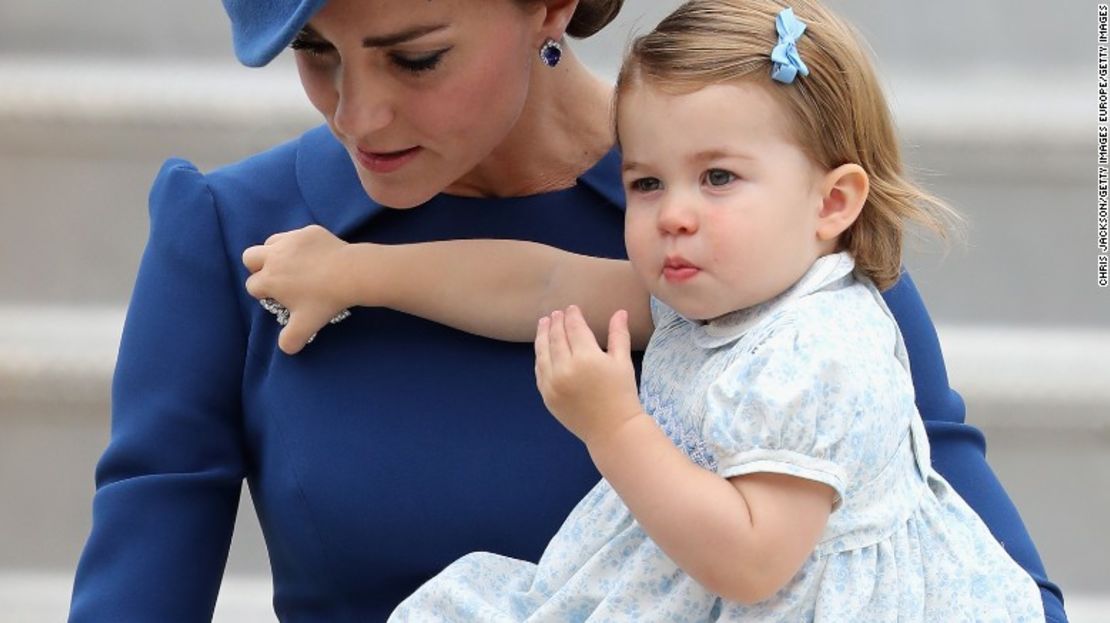Kate y su hija, la princesa Carlota, en un viaje a Canadá realizado en el 2016.