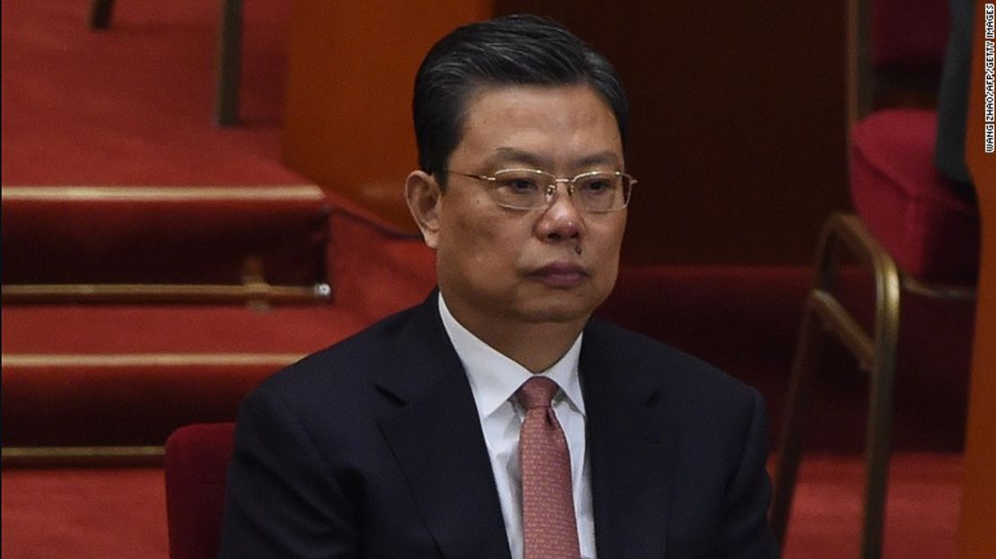 Zhao Leji, de 60 años, es el nuevo miembro más joven del Comité Permanente del Politburó de China.