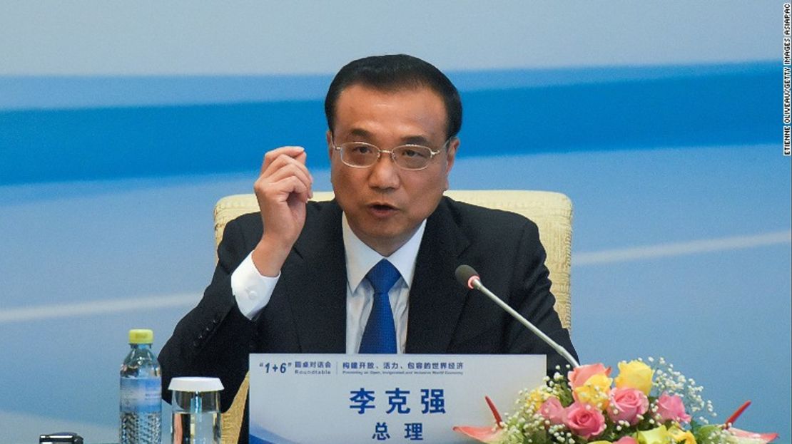 Li Keqiang, primer ministro de China.