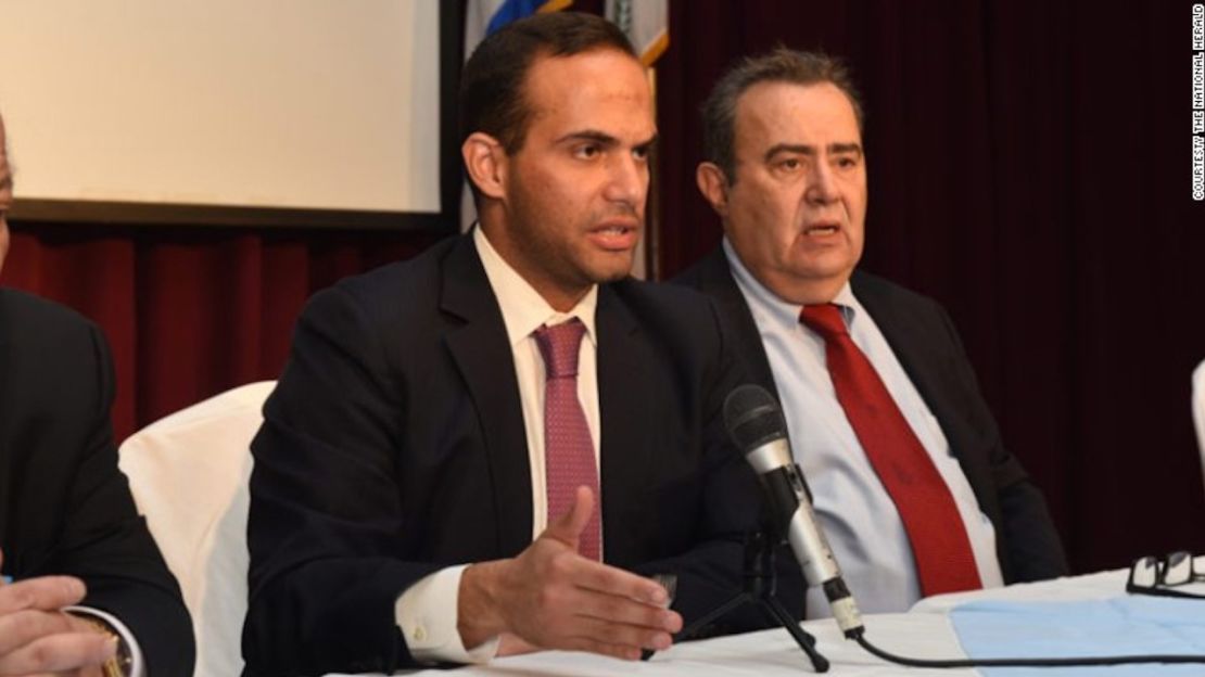 George Papadopoulos, exasesor de campaña de Trump.