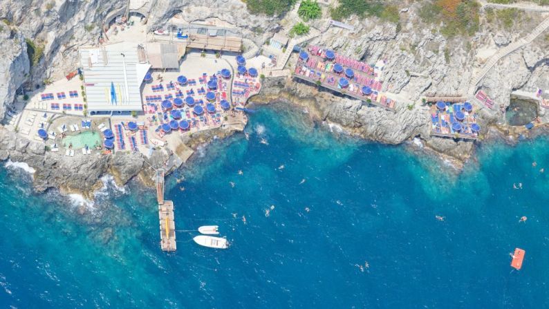 Capo di Conca, Conca dei Marini, en Salerno (Italia).