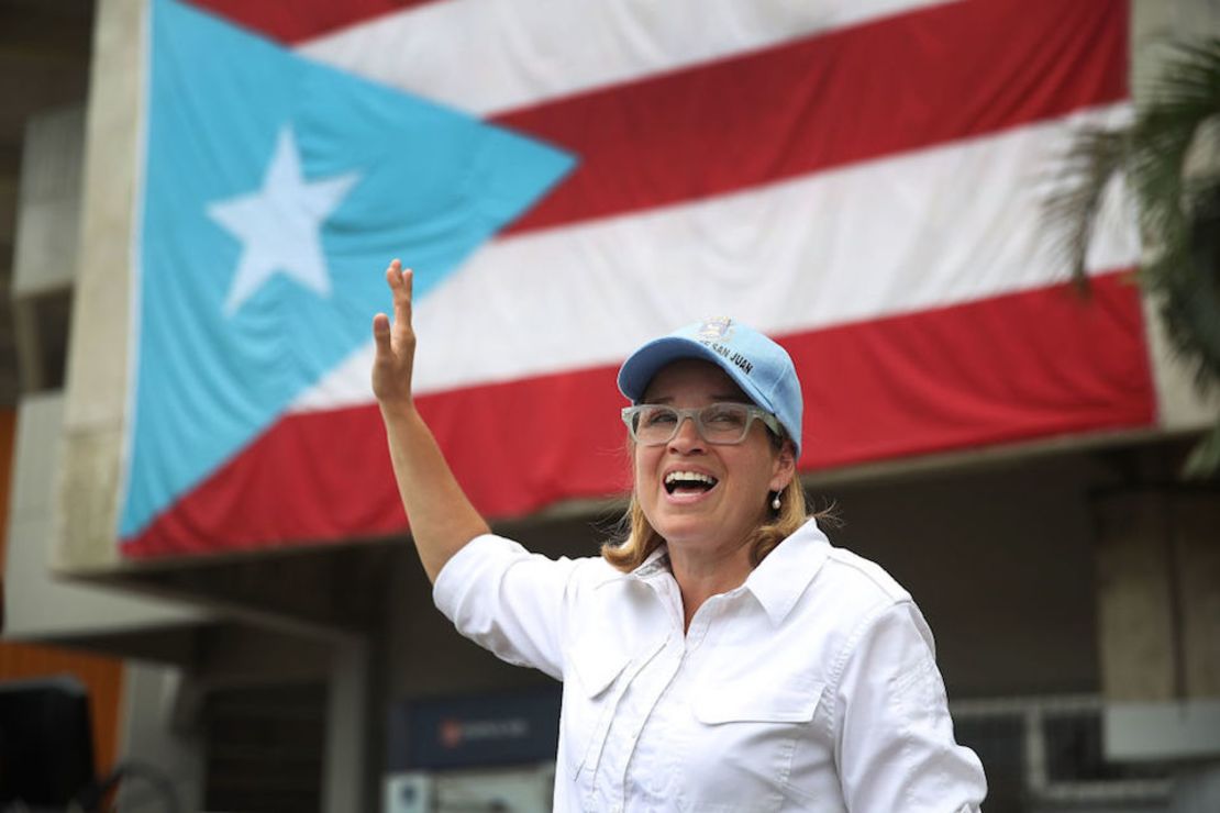 La alcaldesa de San Juan, Carmen Yulín Cruz.