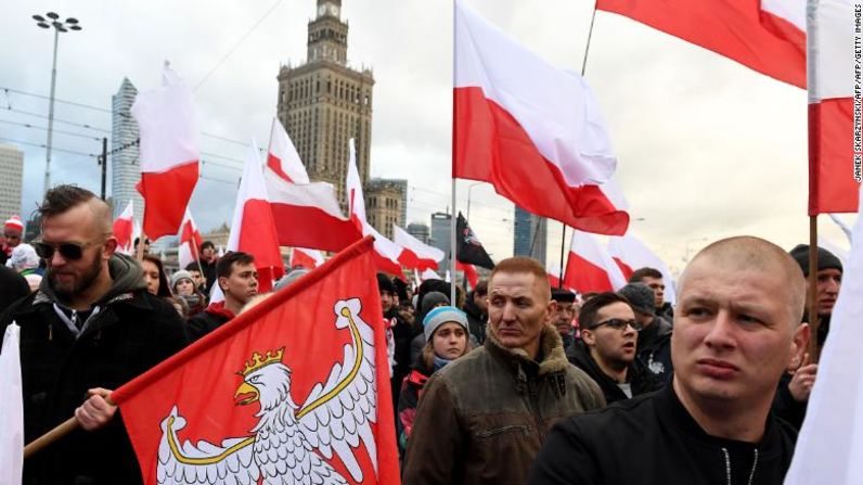 La policía estimó en 60.000 los participantes en la manifestación nacionalista. Aunque la gran mayoría eran polacos, muchos venían de otros países de Europa.