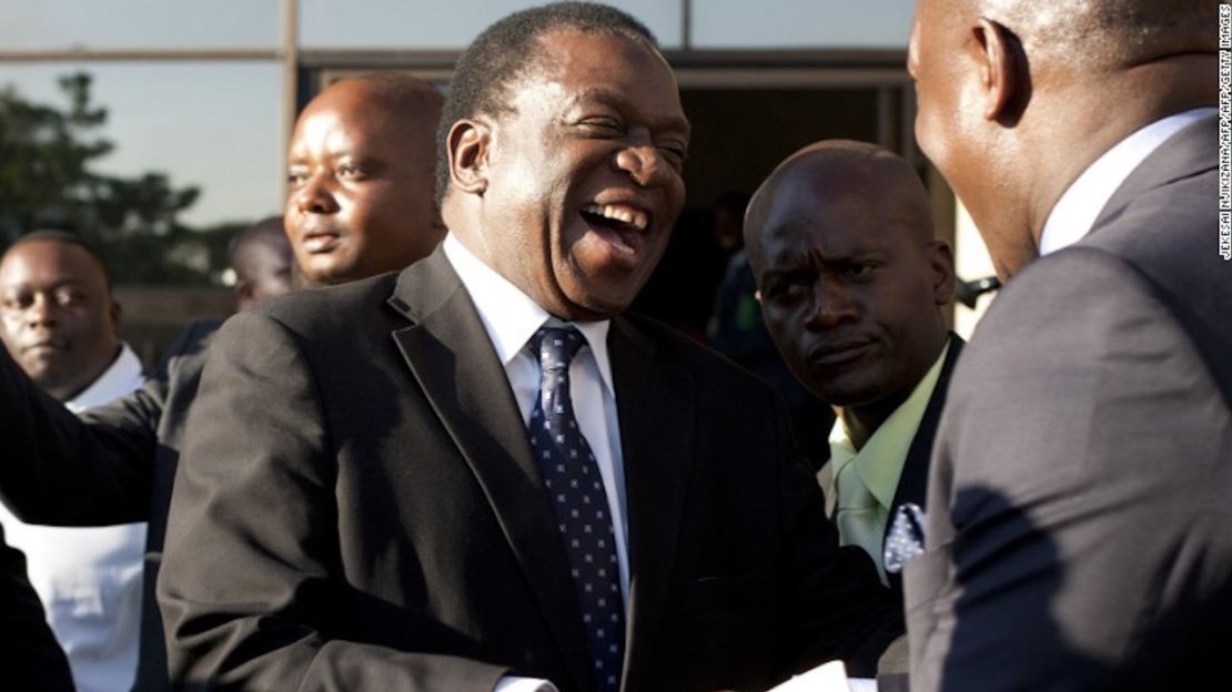 Expresidente Emmerson Mnangagwa.