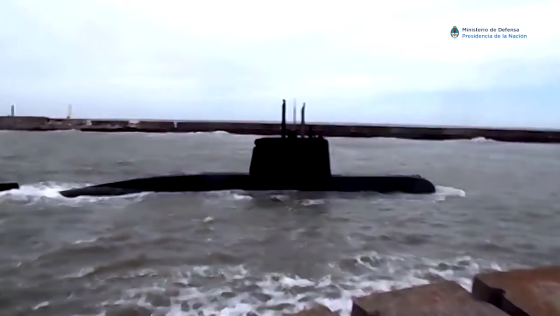 Así se ve el submarino San Juan