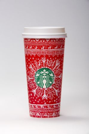 Las tazas de Starbucks para las fiestas de 2016 presentaron diseños creados por 13 clientes de seis países.