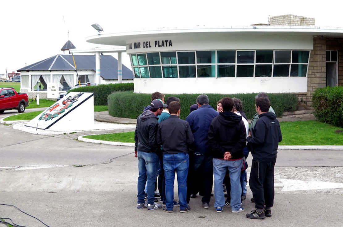 Base de la Armada argentina en Mar del Plata.