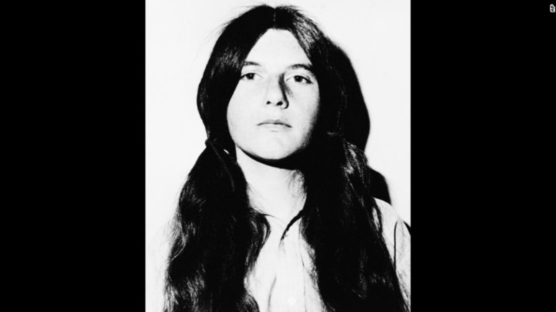 Patricia Krenwinkel, de 21 años, después de su arresto el 1 de diciembre de 1969.